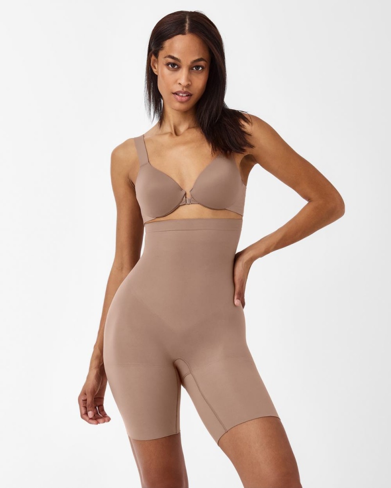 Kraťasy Spanx Higher Power Cafe Au Lait | 8237094-BU