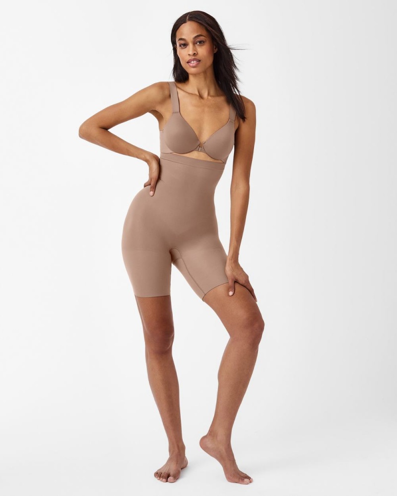 Kraťasy Spanx Higher Power Cafe Au Lait | 8237094-BU