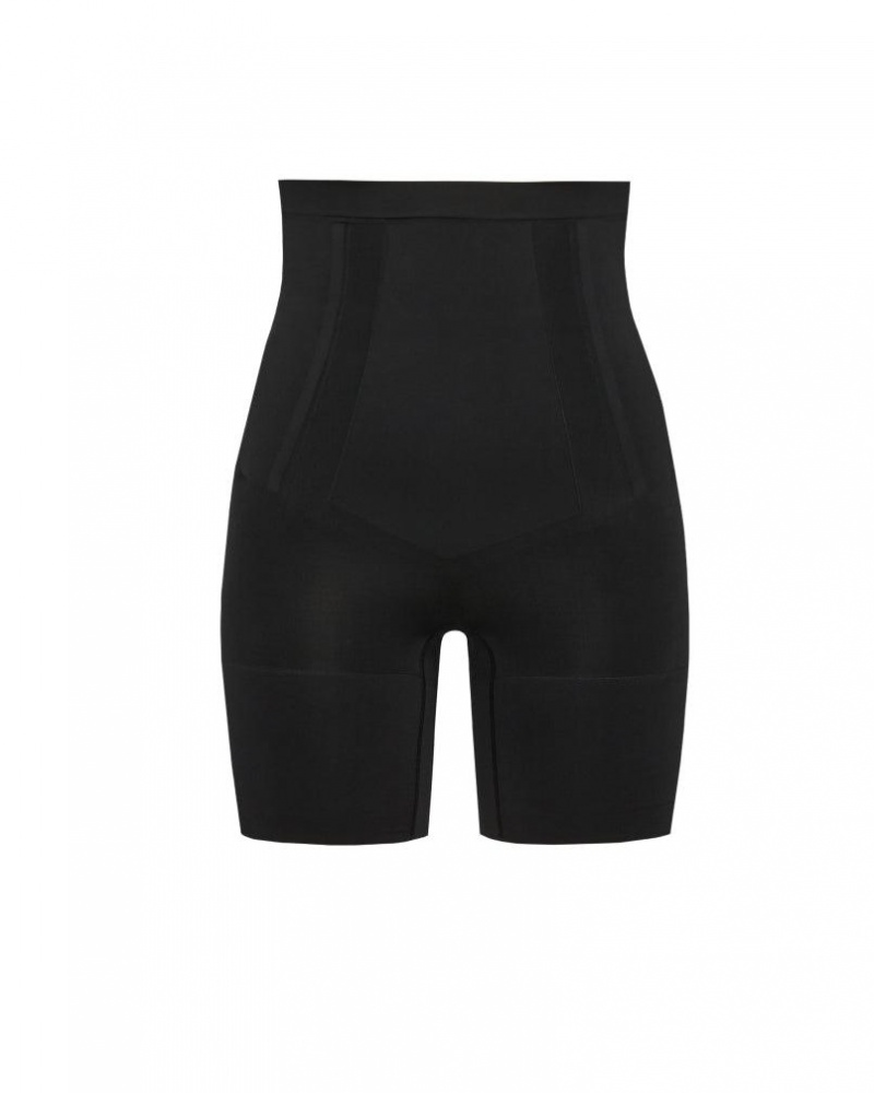 Kraťasy Spanx OnCore High-Waisted Mid-Thigh Černé | 0491652-QH