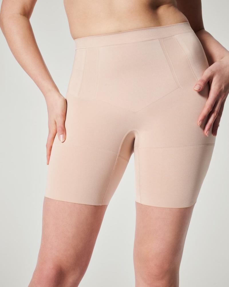 Kraťasy Spanx OnCore Mid-Thigh Béžový | 1204653-AK