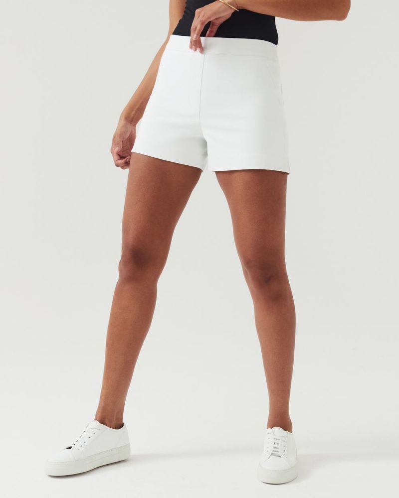 Kraťasy Spanx On-the-Go 4” Shorts with Ultimate Opacity Technologie Bílé | 5284307-RU