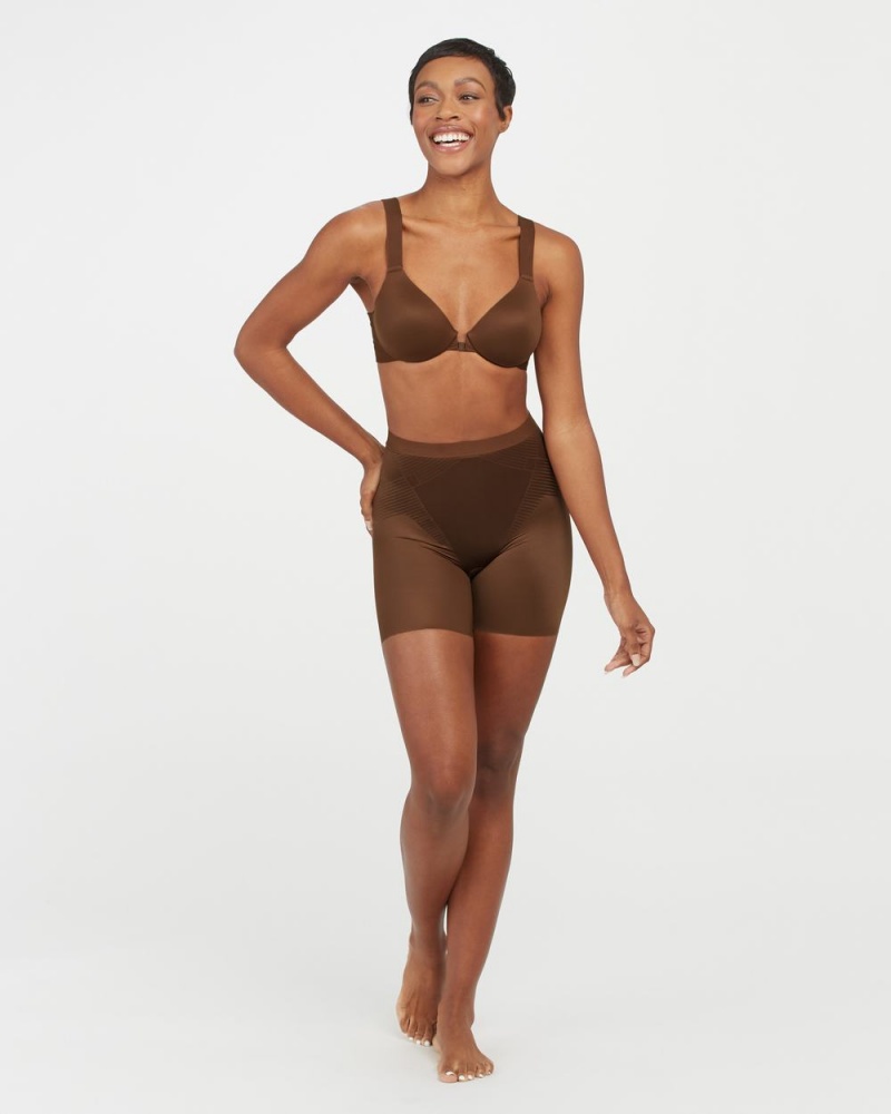 Kraťasy Spanx Thinstincts® 2.0 Girl Hnědé | 2840635-GY
