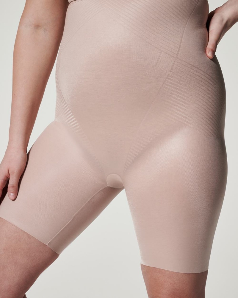 Kraťasy Spanx Thinstincts® 2.0 High-Waisted Mid-Thigh Béžový | 0649185-VT