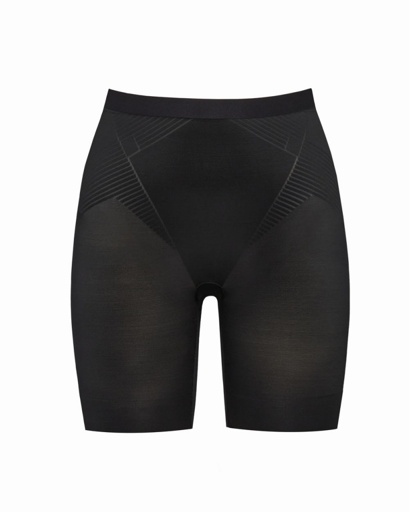 Kraťasy Spanx Thinstincts® 2.0 Mid-Thigh Černé | 0425618-IB