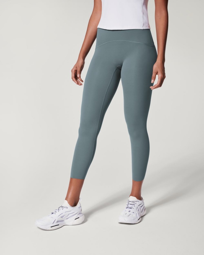Legíny Spanx Booty Boost® Active 7/8 Blankyt Šedé | 1847603-JU