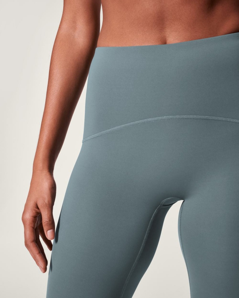 Legíny Spanx Booty Boost® Active 7/8 Blankyt Šedé | 1847603-JU
