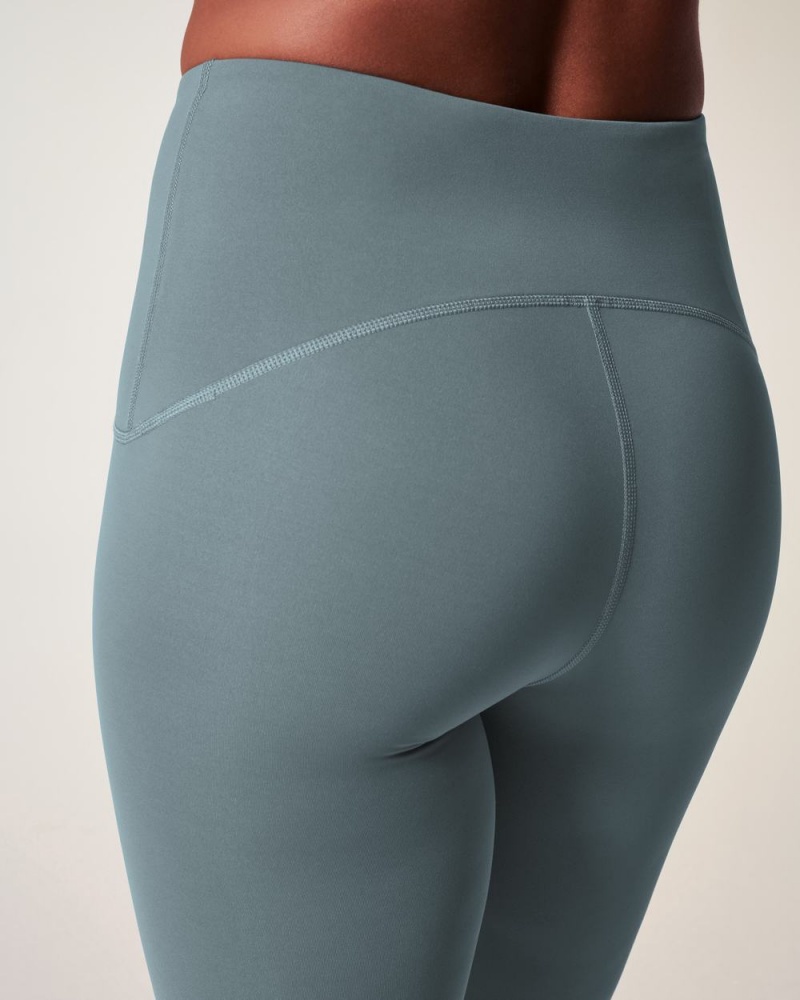 Legíny Spanx Booty Boost® Active 7/8 Blankyt Šedé | 1847603-JU