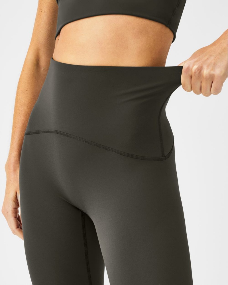 Legíny Spanx Booty Boost® Active 7/8 Olivy Zelené | 2350847-MI