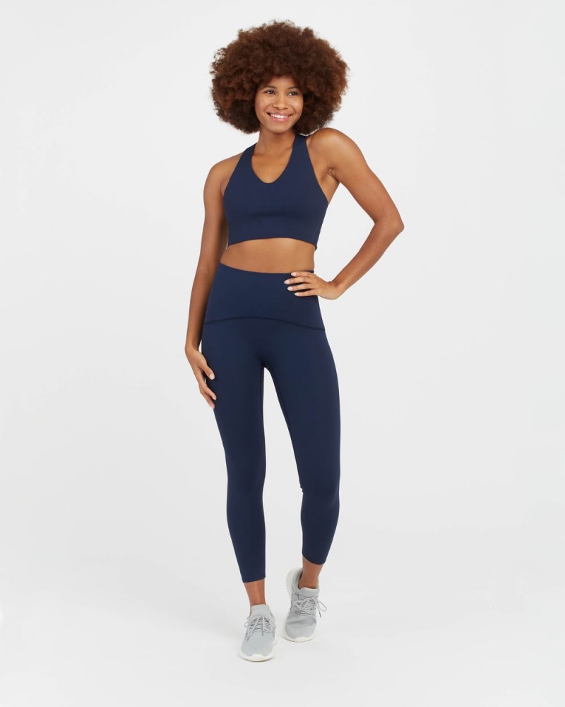 Legíny Spanx Booty Boost® Active 7/8 Tmavě Blankyt | 4892176-VH