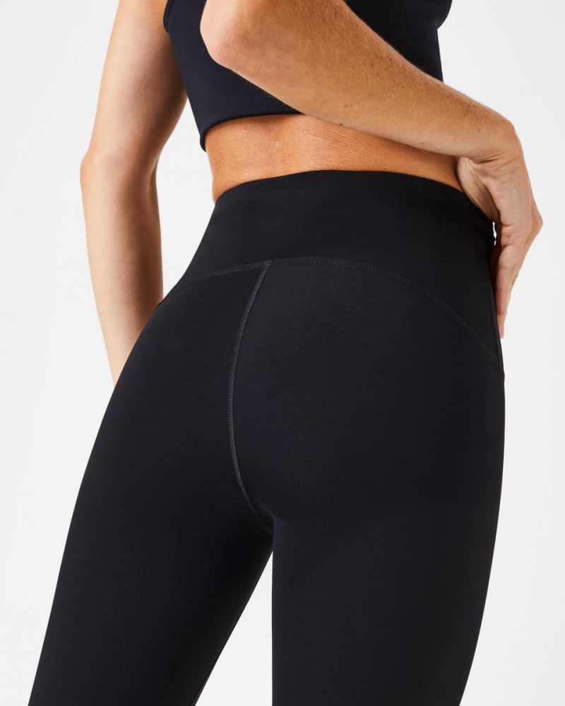 Legíny Spanx Booty Boost® Active 7/8 Černé | 8014523-RY
