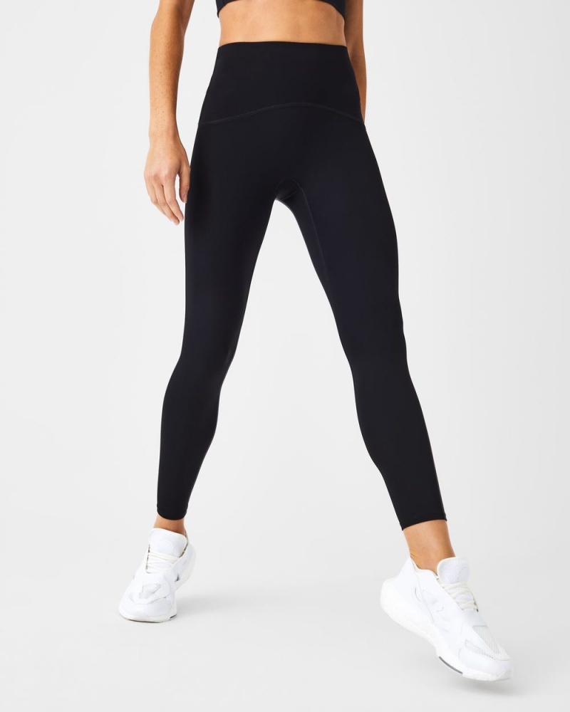 Legíny Spanx Booty Boost® Active 7/8 Černé | 8014523-RY