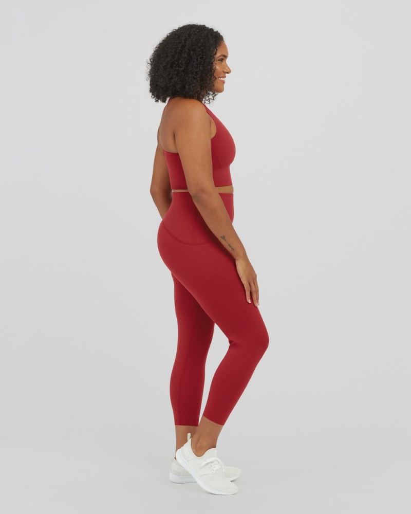 Legíny Spanx Booty Boost® Active 7/8 Červené | 3078962-AX
