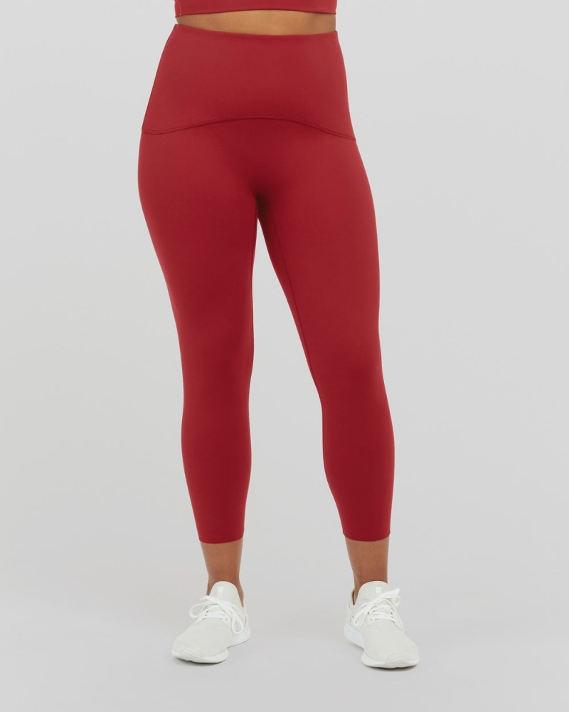 Legíny Spanx Booty Boost® Active 7/8 Červené | 3078962-AX