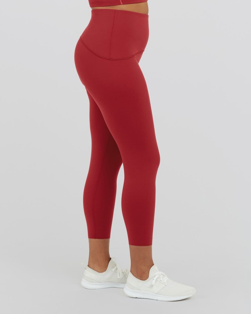 Legíny Spanx Booty Boost® Active 7/8 Červené | 3078962-AX
