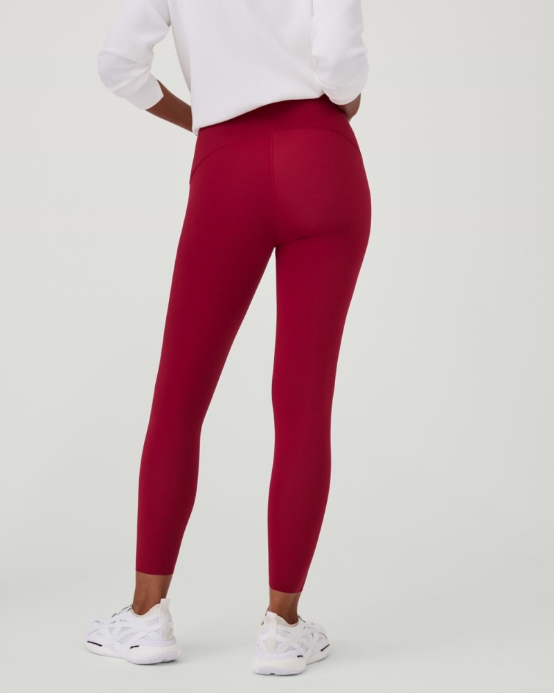 Legíny Spanx Booty Boost® Active 7/8 Červené | 0432679-TS