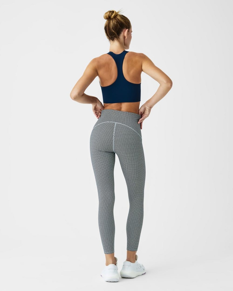 Legíny Spanx Booty Boost® Active Houndstooth 7/8 Houndstooth Offwhite | 7135489-VC