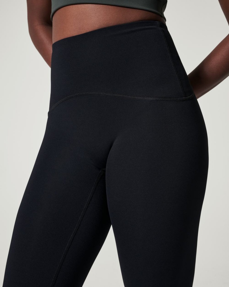 Legíny Spanx Booty Boost® Flare Jóga Černé | 9753864-GD
