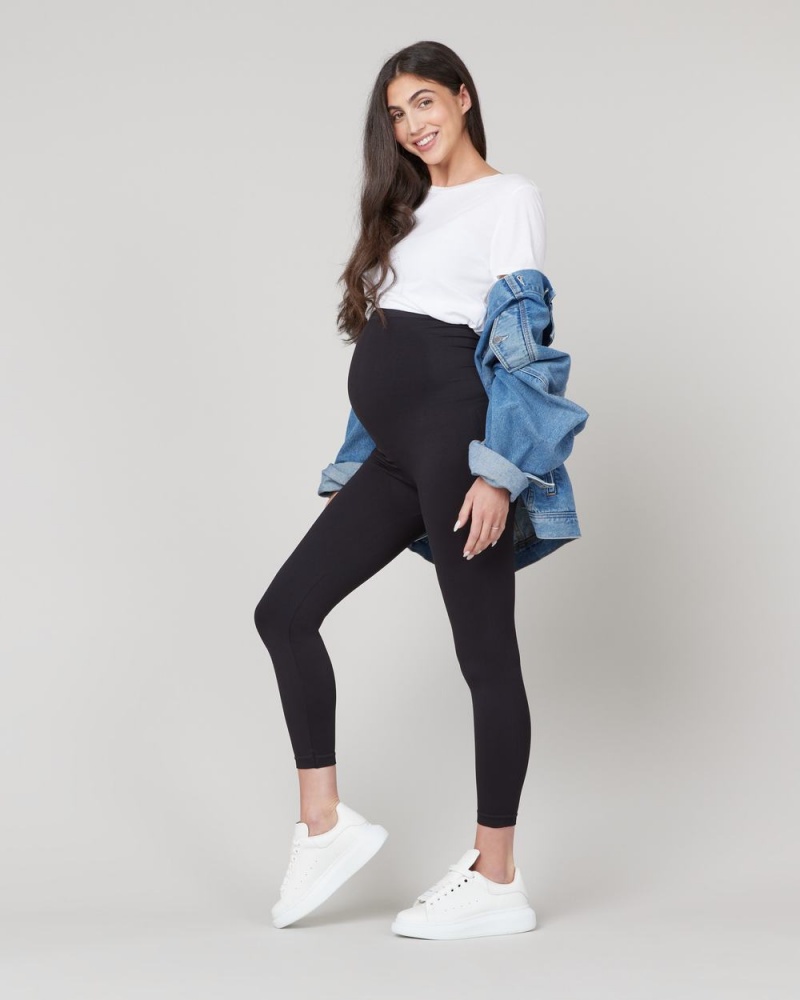 Legíny Spanx EcoCare Mama Seamless Černé | 4120789-OA
