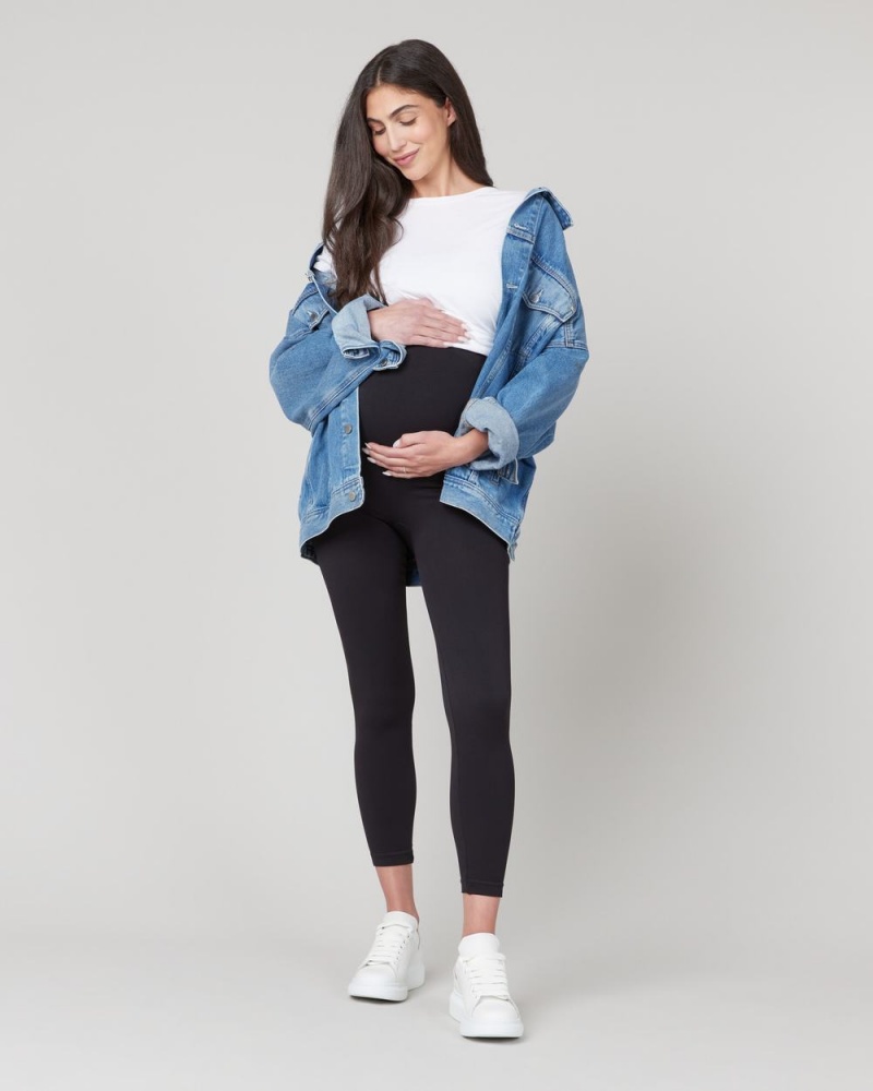 Legíny Spanx EcoCare Mama Seamless Černé | 4120789-OA