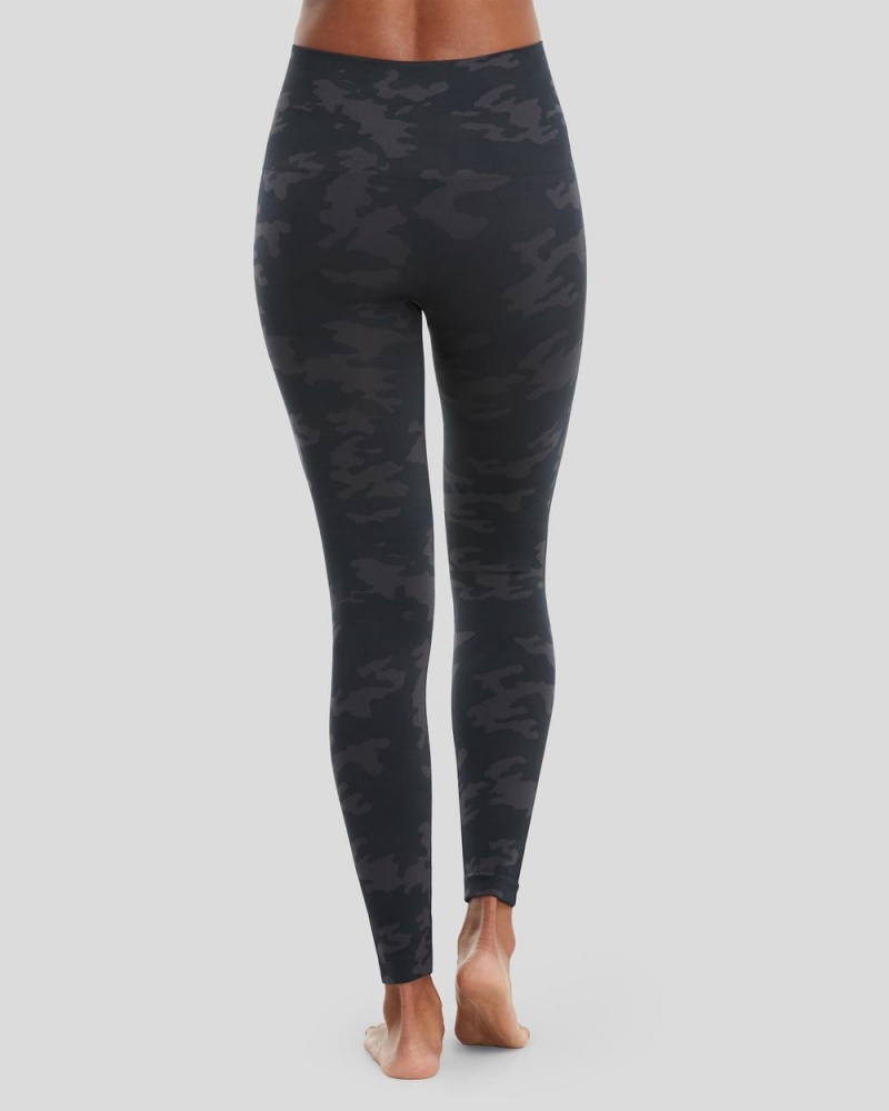 Legíny Spanx EcoCare Seamless Černé Maskáčové | 8617395-PJ
