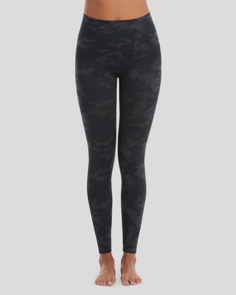 Legíny Spanx EcoCare Seamless Černé Maskáčové | 8617395-PJ