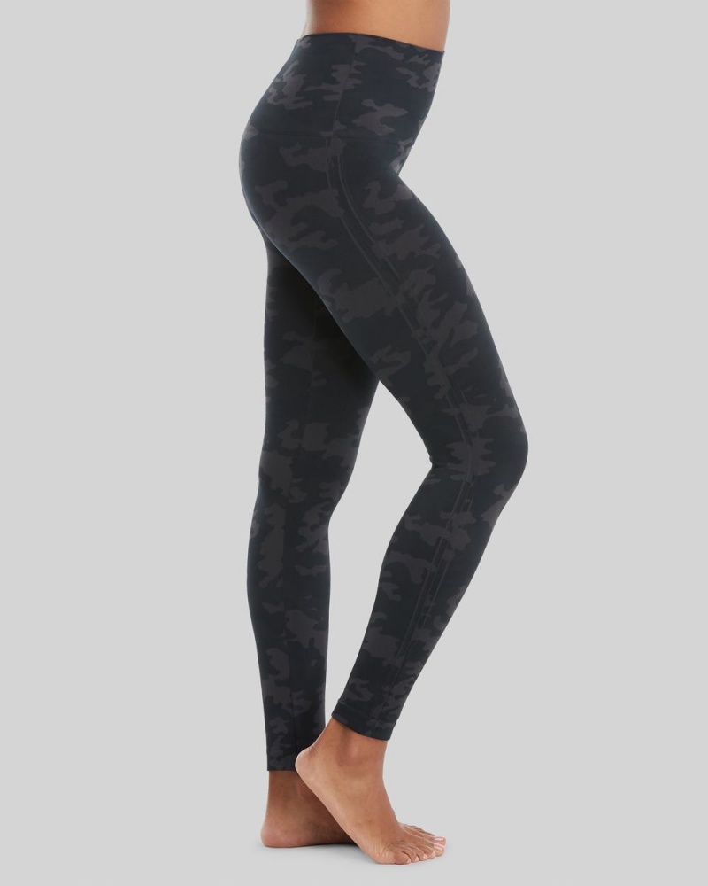 Legíny Spanx EcoCare Seamless Černé Maskáčové | 8617395-PJ