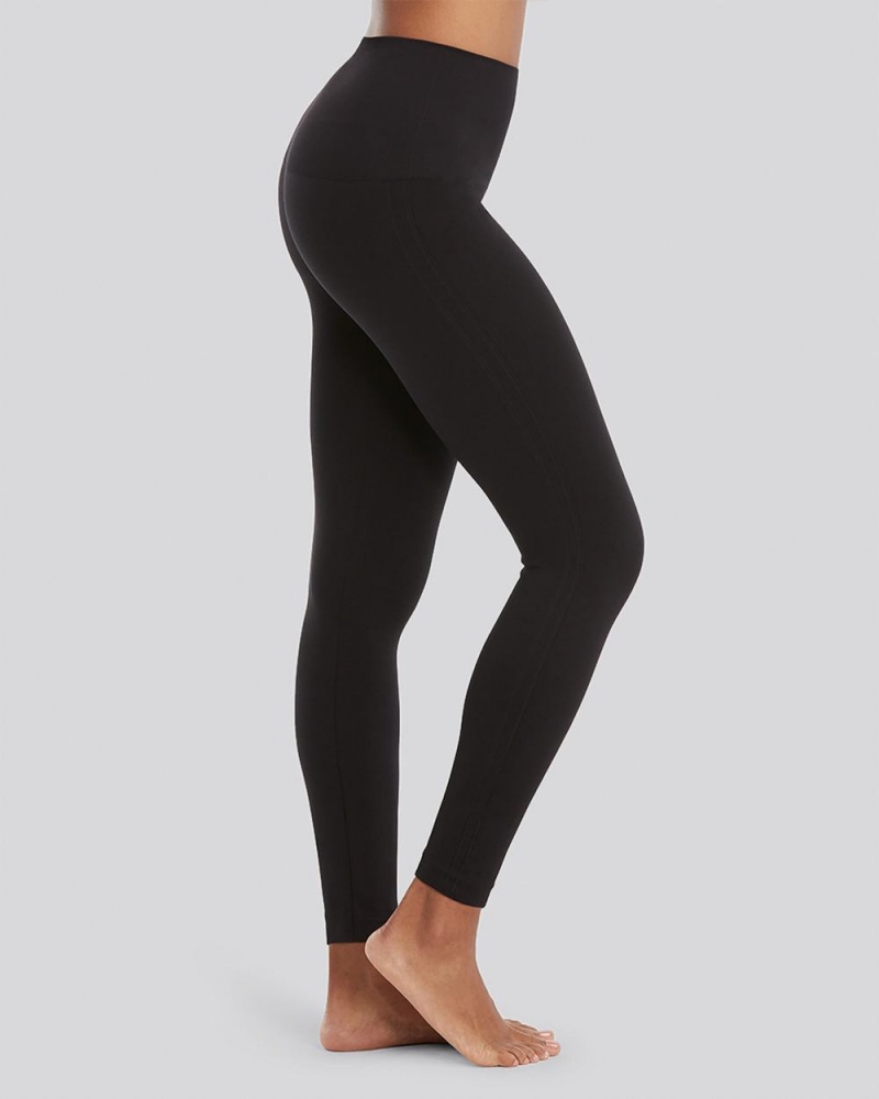 Legíny Spanx EcoCare Seamless Černé | 1856042-QV
