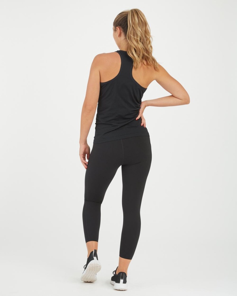 Legíny Spanx Every.Wear Icon 7/8 Leggings w/ Pocket Černé | 5203964-HW