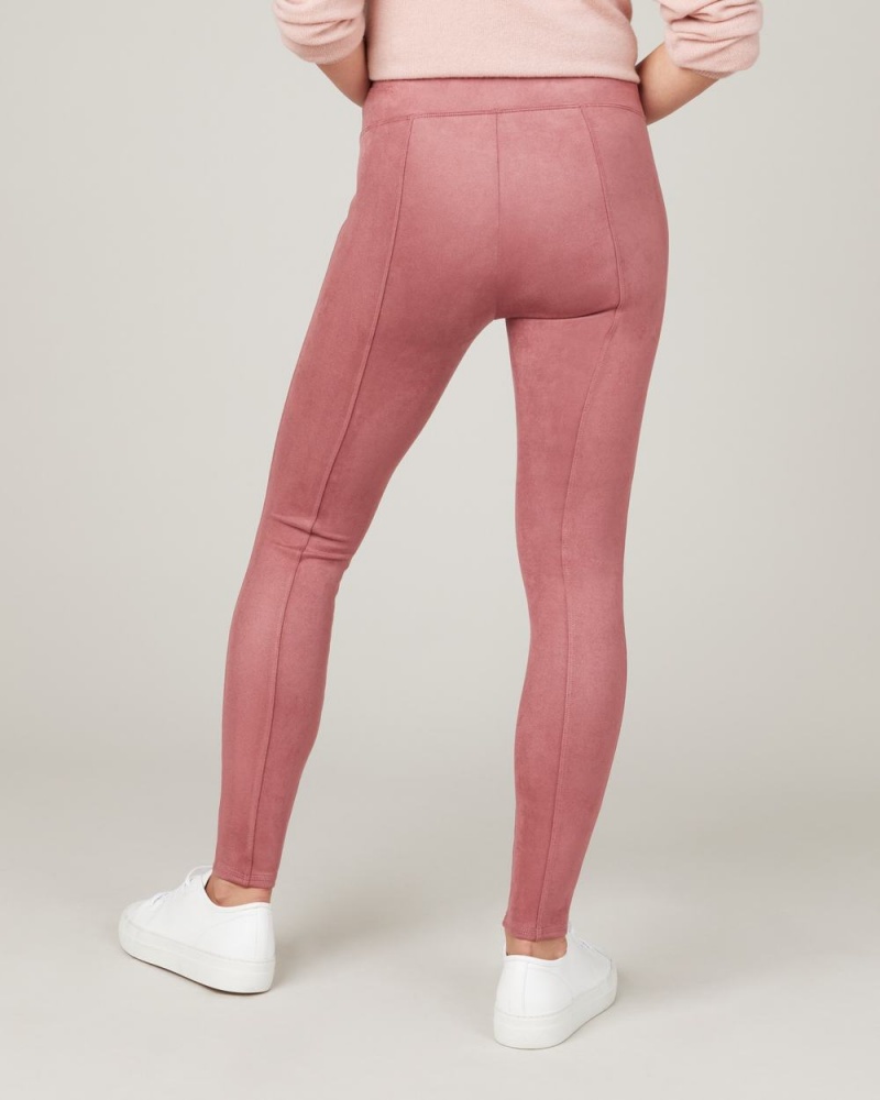 Legíny Spanx Faux Semišové Růžové | 0956317-BE