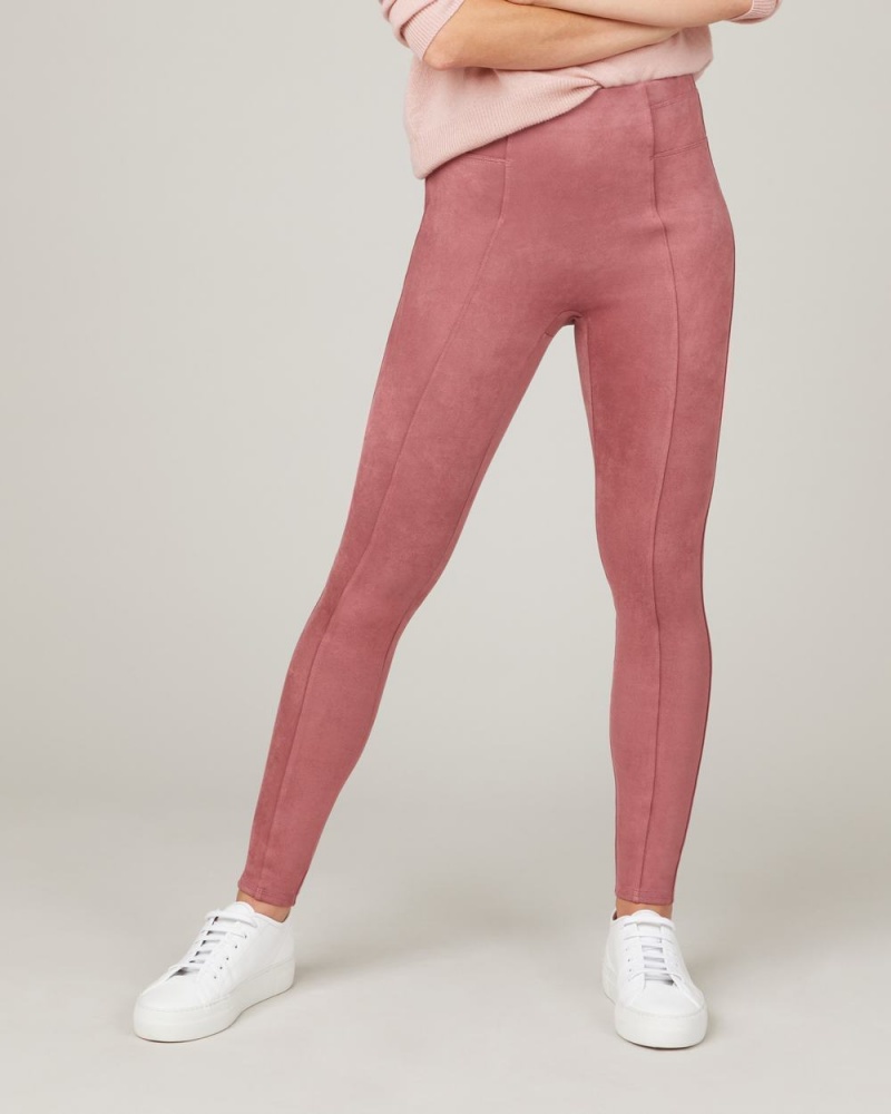 Legíny Spanx Faux Semišové Růžové | 0956317-BE