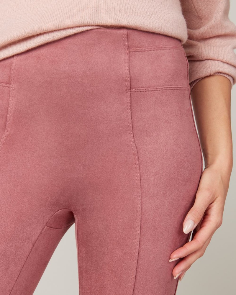 Legíny Spanx Faux Semišové Růžové | 0956317-BE