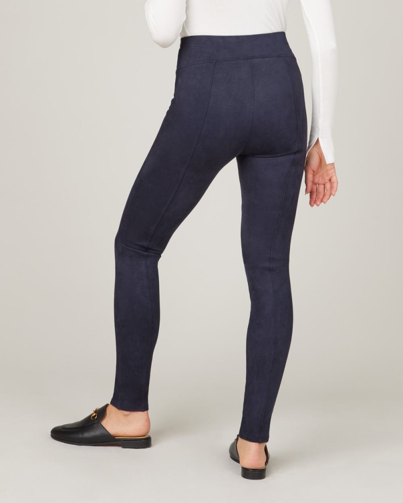 Legíny Spanx Faux Semišové Tmavě Blankyt | 8203954-FM