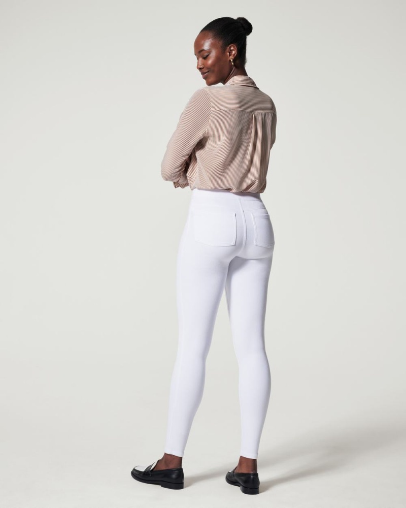 Legíny Spanx Jean-ish® Ankle Bílé | 2578049-MB