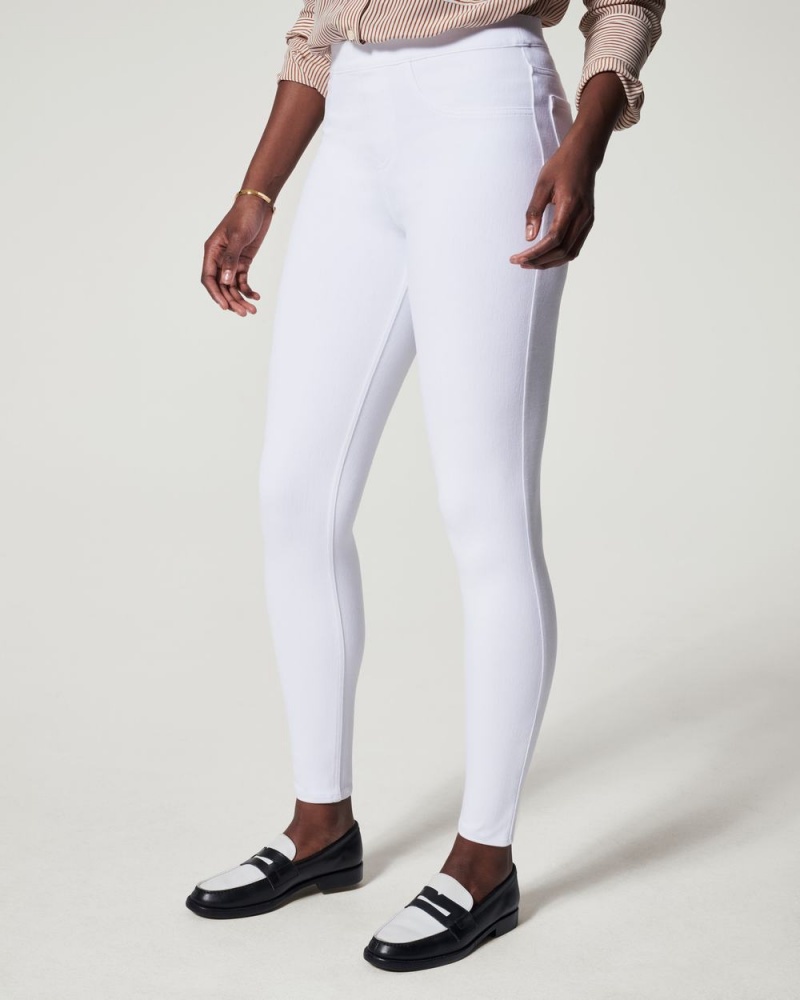 Legíny Spanx Jean-ish® Ankle Bílé | 2578049-MB