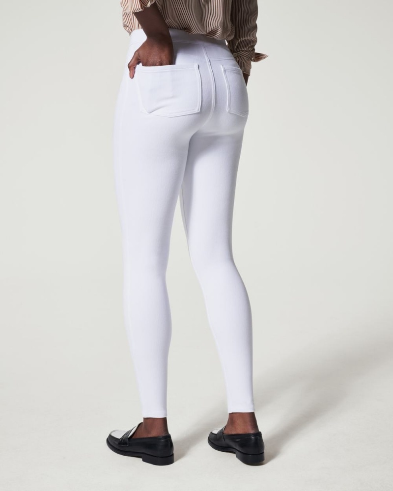 Legíny Spanx Jean-ish® Ankle Bílé | 2578049-MB
