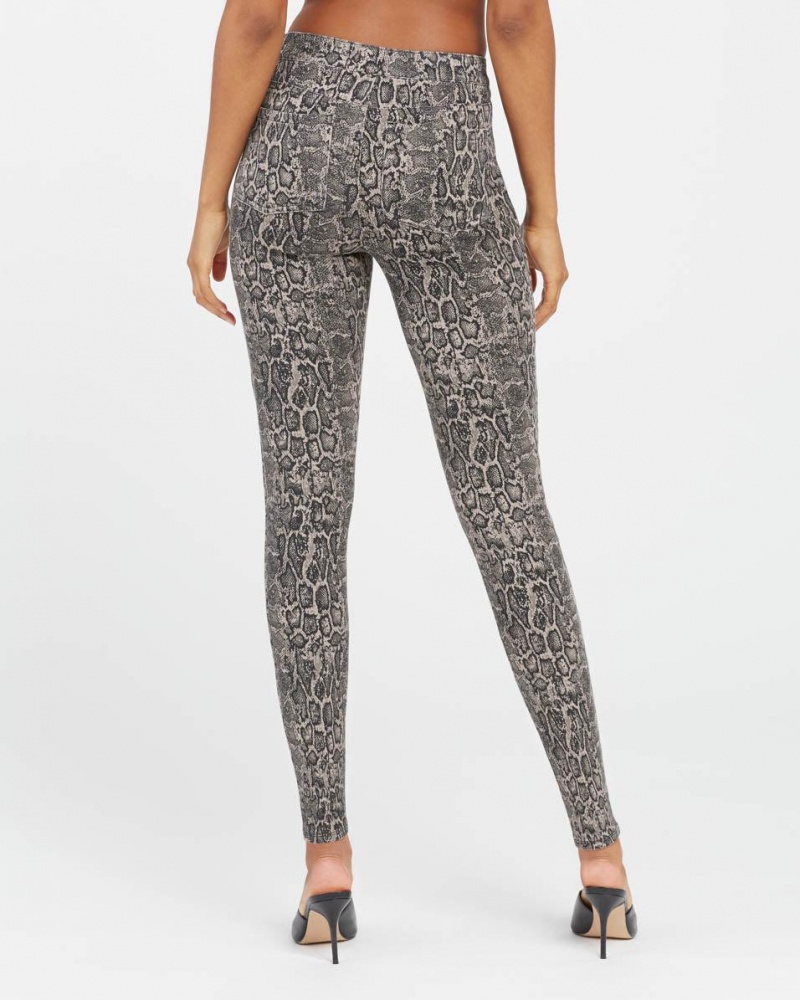 Legíny Spanx Jean-ish® Ankle Šedé Hnědé | 8745169-YP
