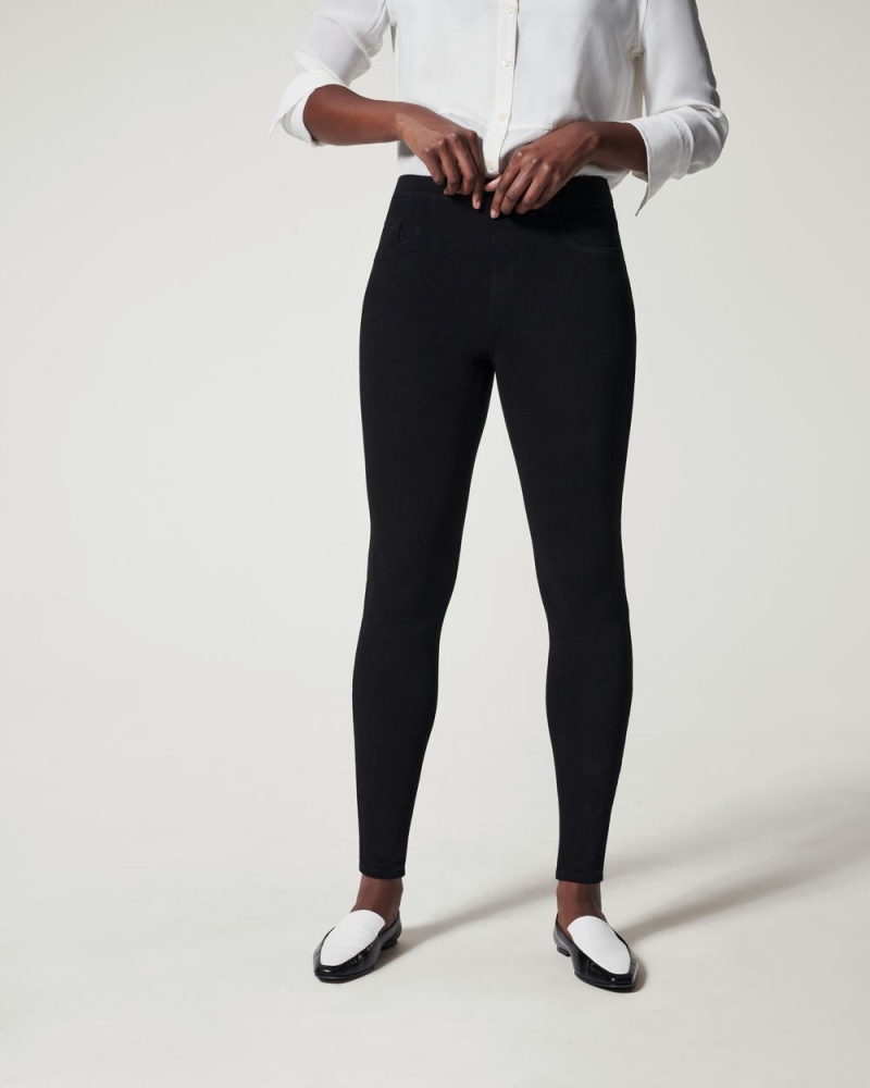 Legíny Spanx Jean-ish® Ankle Černé | 0154863-ZJ