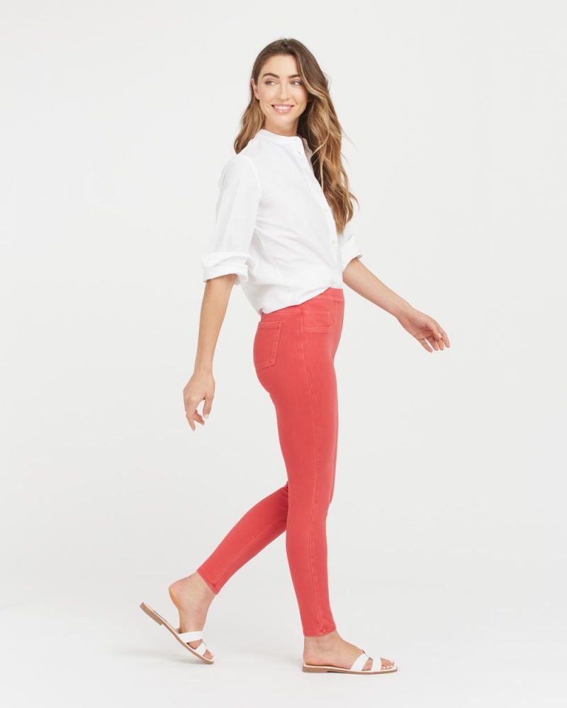 Legíny Spanx Jean-ish® Ankle Červené | 1675849-IK