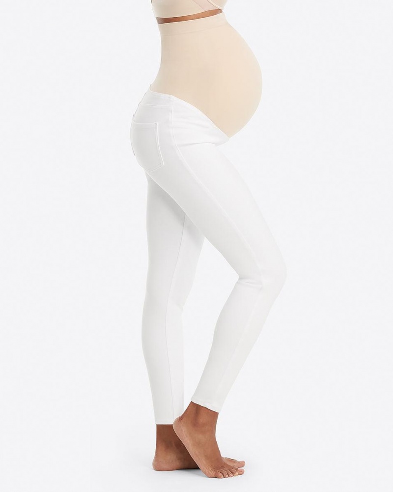 Legíny Spanx Mama Ankle Jean-ish® Bílé | 0251984-FG