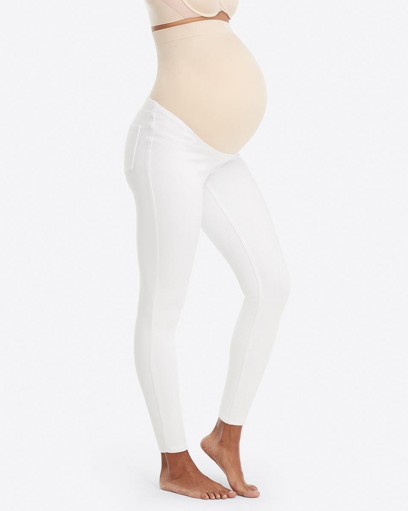 Legíny Spanx Mama Ankle Jean-ish® Bílé | 0251984-FG
