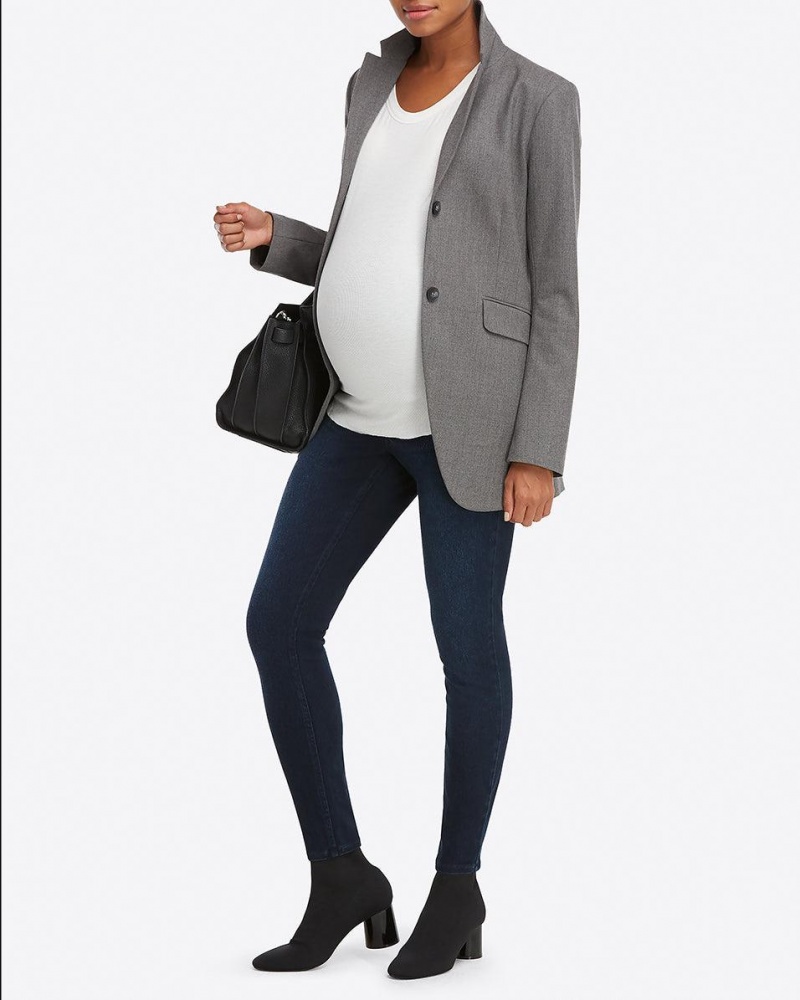 Legíny Spanx Mama Ankle Jean-ish® Tmavě Blankyt | 3417259-AB