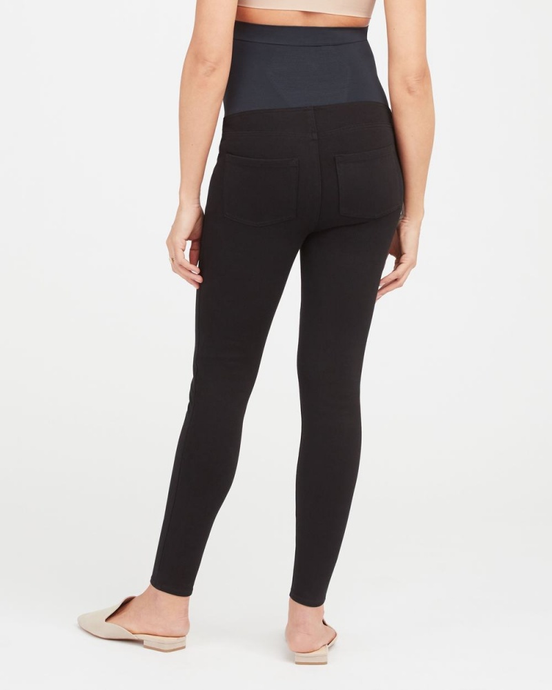 Legíny Spanx Mama Ankle Jean-ish® Černé | 9371426-TE