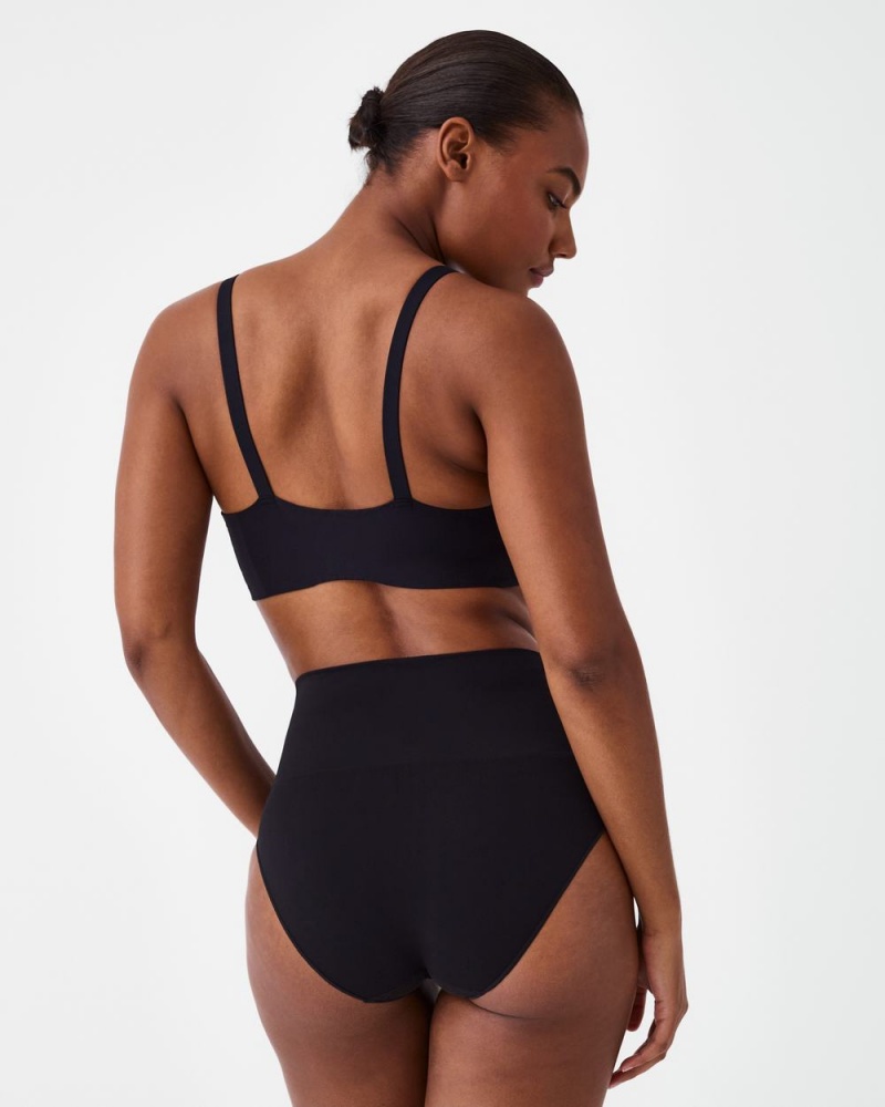 Podprsenky Spanx Bra-llelujah!® Adjustable Plunge Wireless Lift Černé | 2461703-RC