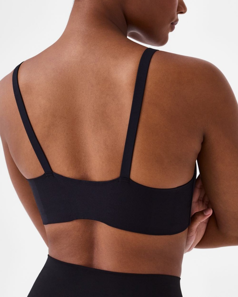 Podprsenky Spanx Bra-llelujah!® Adjustable Plunge Wireless Lift Černé | 2461703-RC