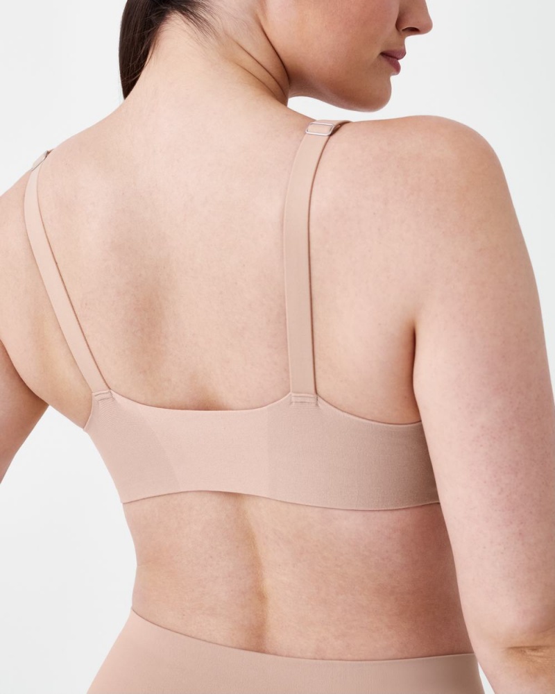 Podprsenky Spanx Bra-llelujah!® Adjustable Plunge Wireless Lift Béžový | 3845921-XS