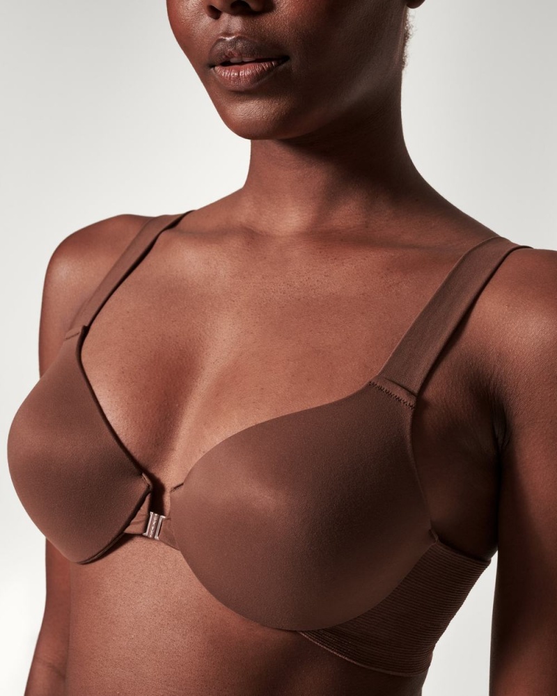 Podprsenky Spanx Bra-llelujah!® Lightly Podšité Full Coverage Hnědé | 0726814-LR