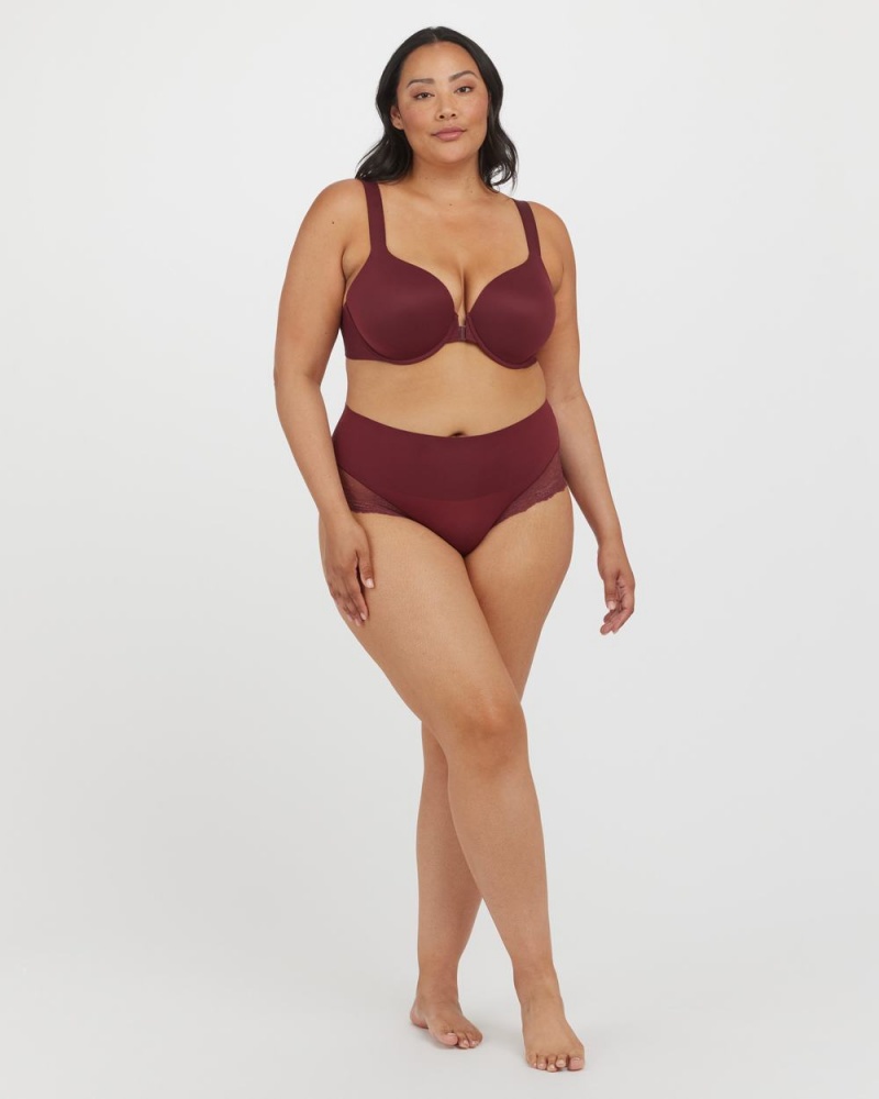 Podprsenky Spanx Bra-llelujah!® Lightly Podšité Full Coverage Vínové | 5298167-PG