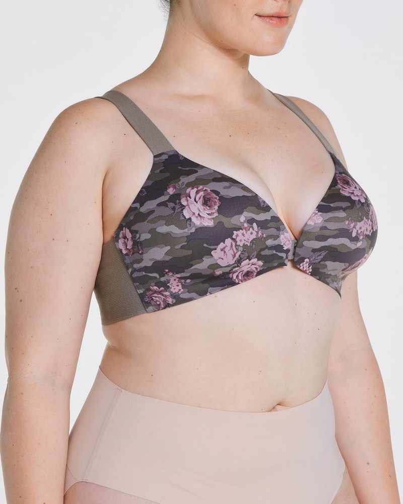 Podprsenky Spanx Bra-llelujah!® Lightly Podšité Wireless Růžové Maskáčové | 1752493-LC
