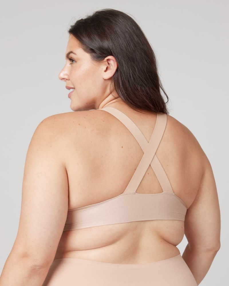 Podprsenky Spanx Bra-llelujah!® Lightly Podšité Racerback Béžový | 7953486-UL