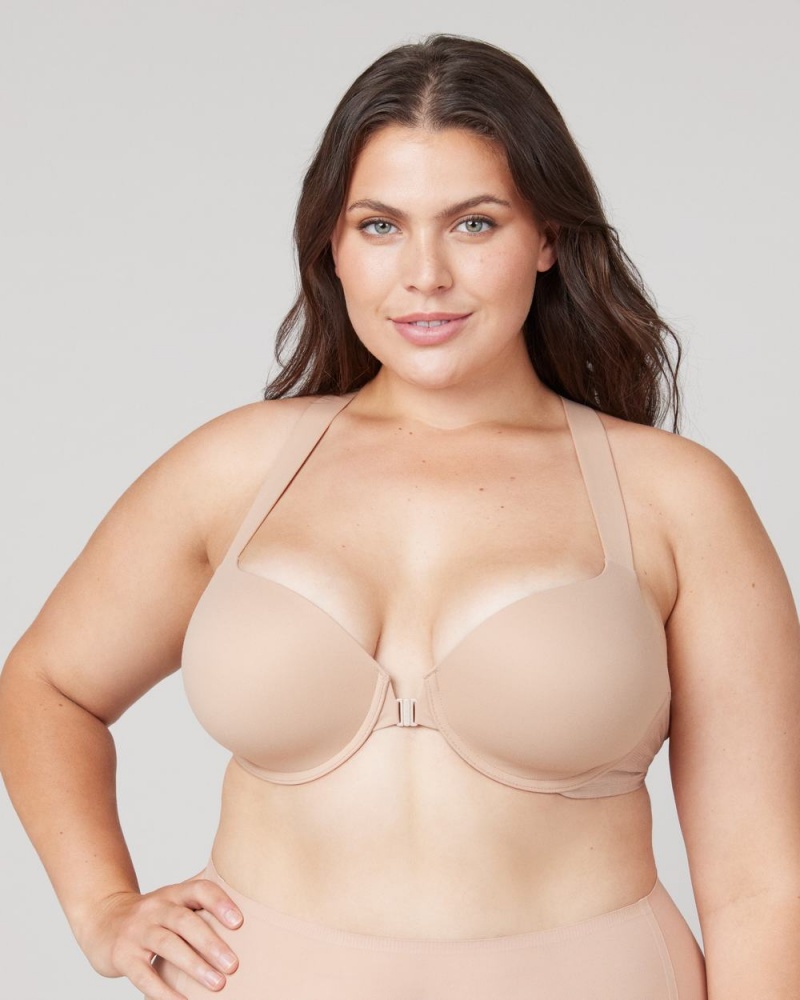 Podprsenky Spanx Bra-llelujah!® Lightly Podšité Racerback Béžový | 7953486-UL